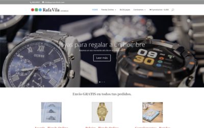 Tienda Virtual y Redes Sociales para la cadena Rafa Vila Joyerías